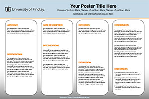 University of Findlay Template Template 1