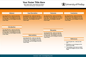 University of Findlay Template Template 4