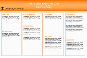 University of Findlay Template Template 6