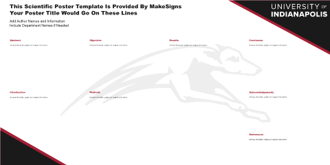 University of Indianapolis Template Template 1