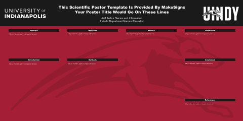 University of Indianapolis Template #