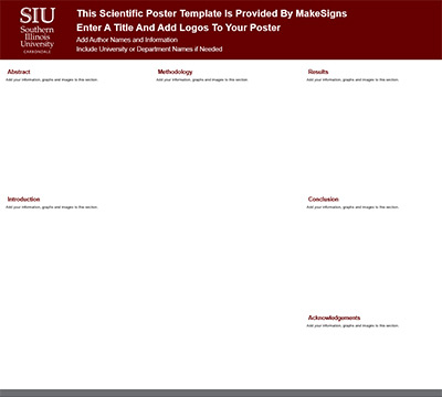 Southern Illinois University Carbondale Template #